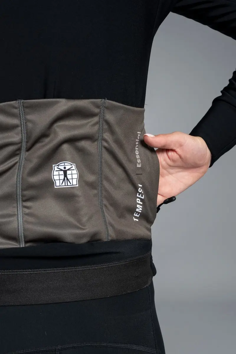 Bioracer Tempest Wielervest Dames XS - Zwart - Winddicht & Thermisch