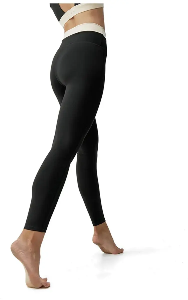 Born Living Yoga Fiorella Leggings - Hoge Taille M - Zwart