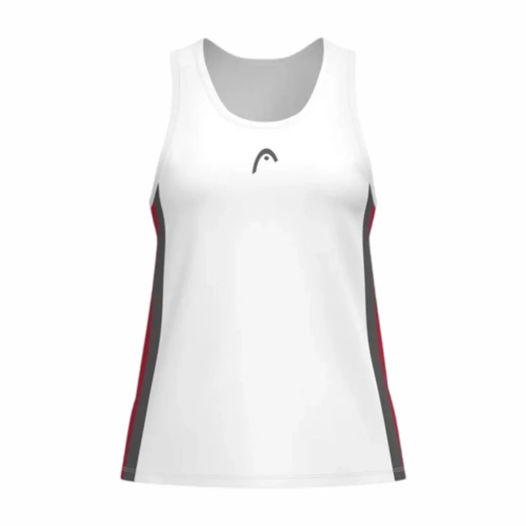 Tanktop HEAD Women Club 25 Tech Red White-S