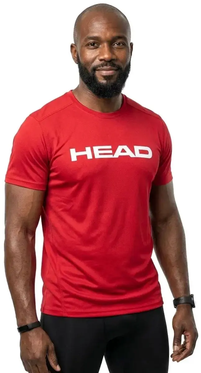 Tennisshirt HEAD Men Club Original Tee Red-XL