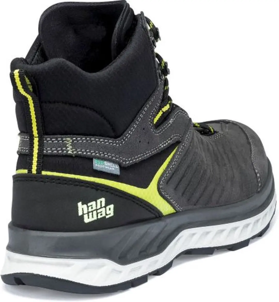 Hanwag Blueridge ES Wandelschoenen Heren - 42.5 Asphalt/Yellow