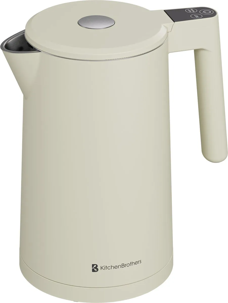 KitchenBrothers KB1004185 Waterkoker 1.7L - 2200W - Beige