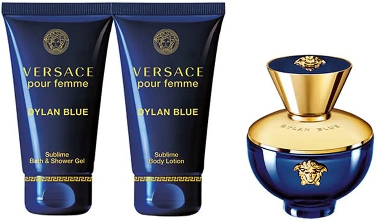 Versace Ladies Dylan Blue Gift Set - 150ml (3x50ml)