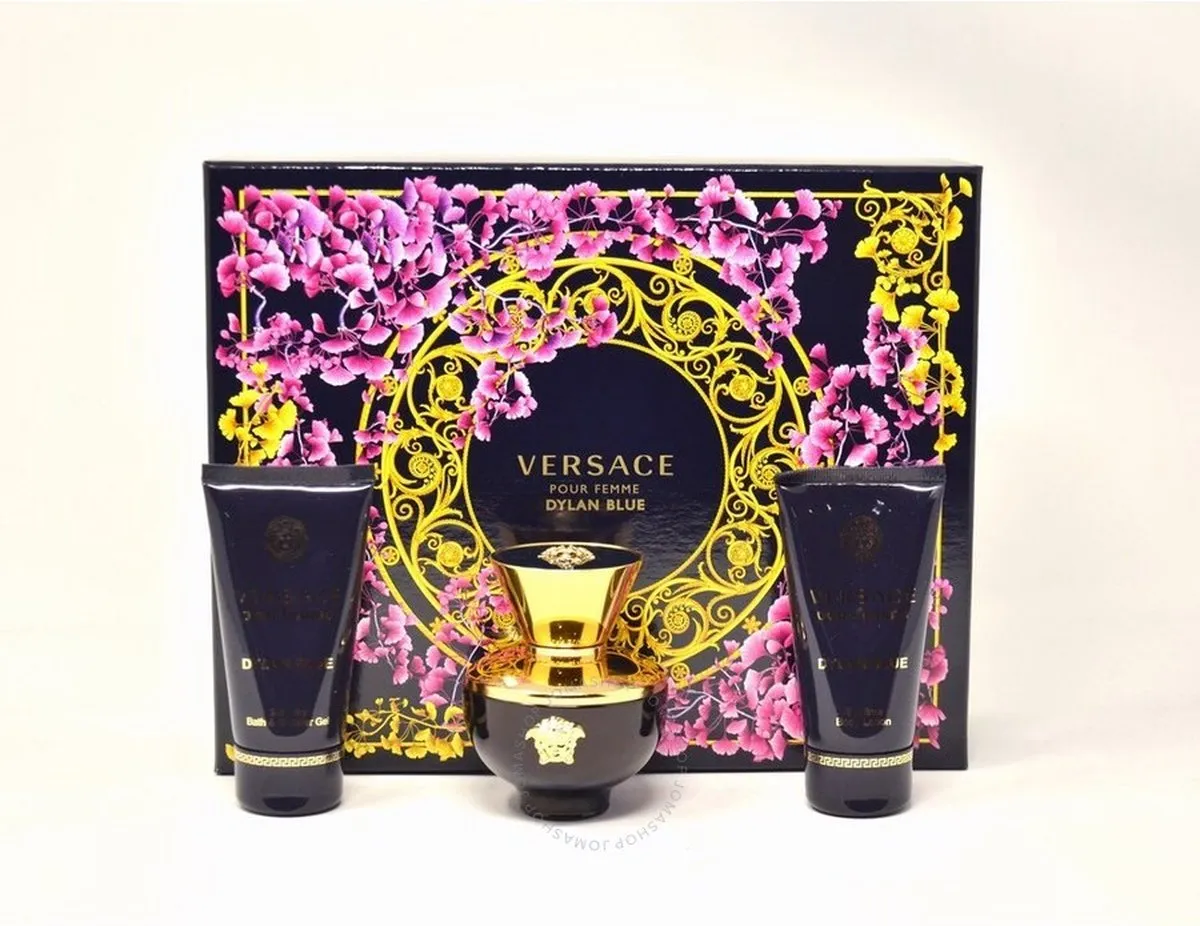 Versace Ladies Dylan Blue Gift Set - 150ml (3x50ml)