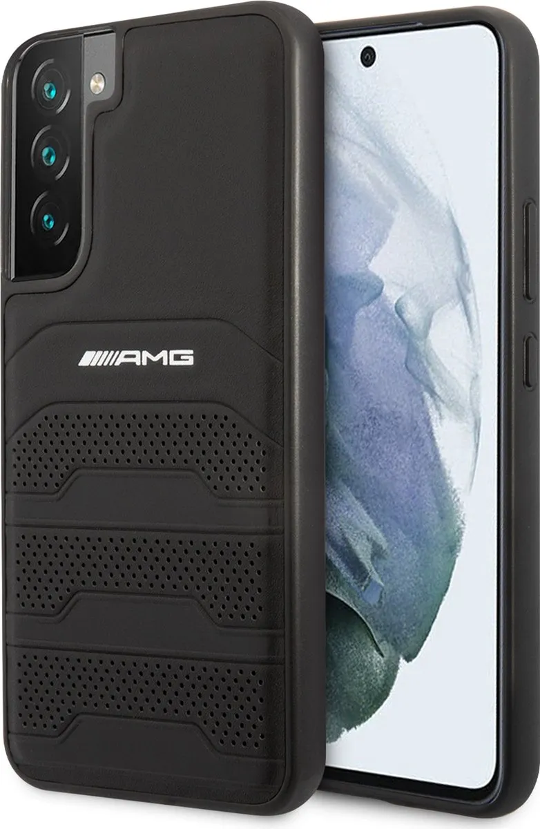 Mercedes-Benz AMG Hoesje S22 Plus - Perforated Zwart