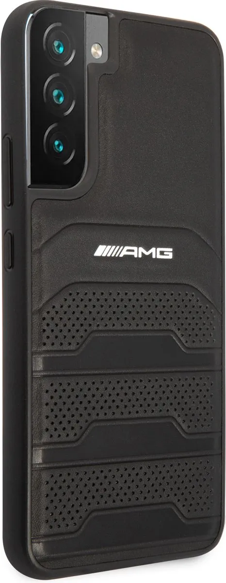 Mercedes-Benz AMG Hoesje S22 Plus - Perforated Zwart