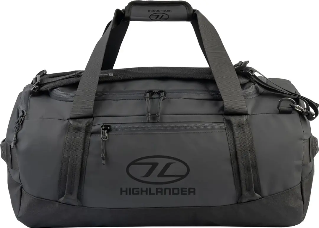 Highlander Outdoor Hauler Duffel Sporttas 45L - Zwart