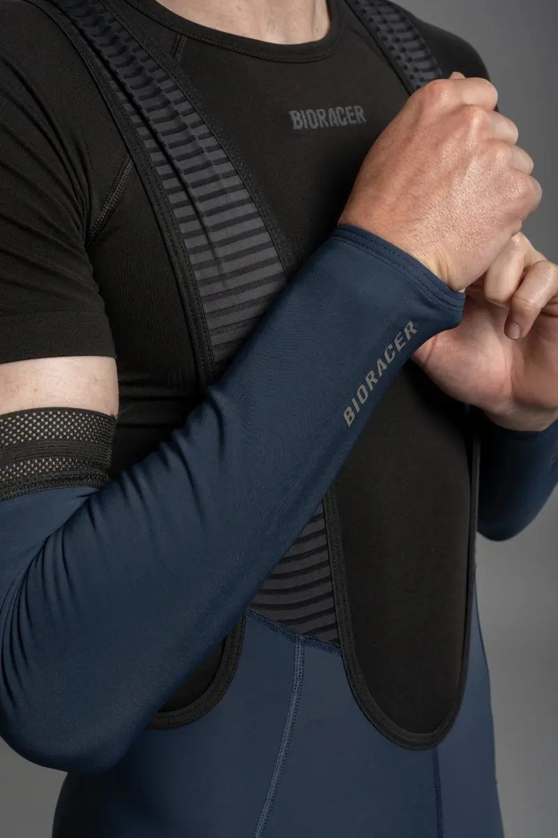 Bioracer Tempest Armstukken Unisex - Thermisch - Maat L - Nautica Blauw