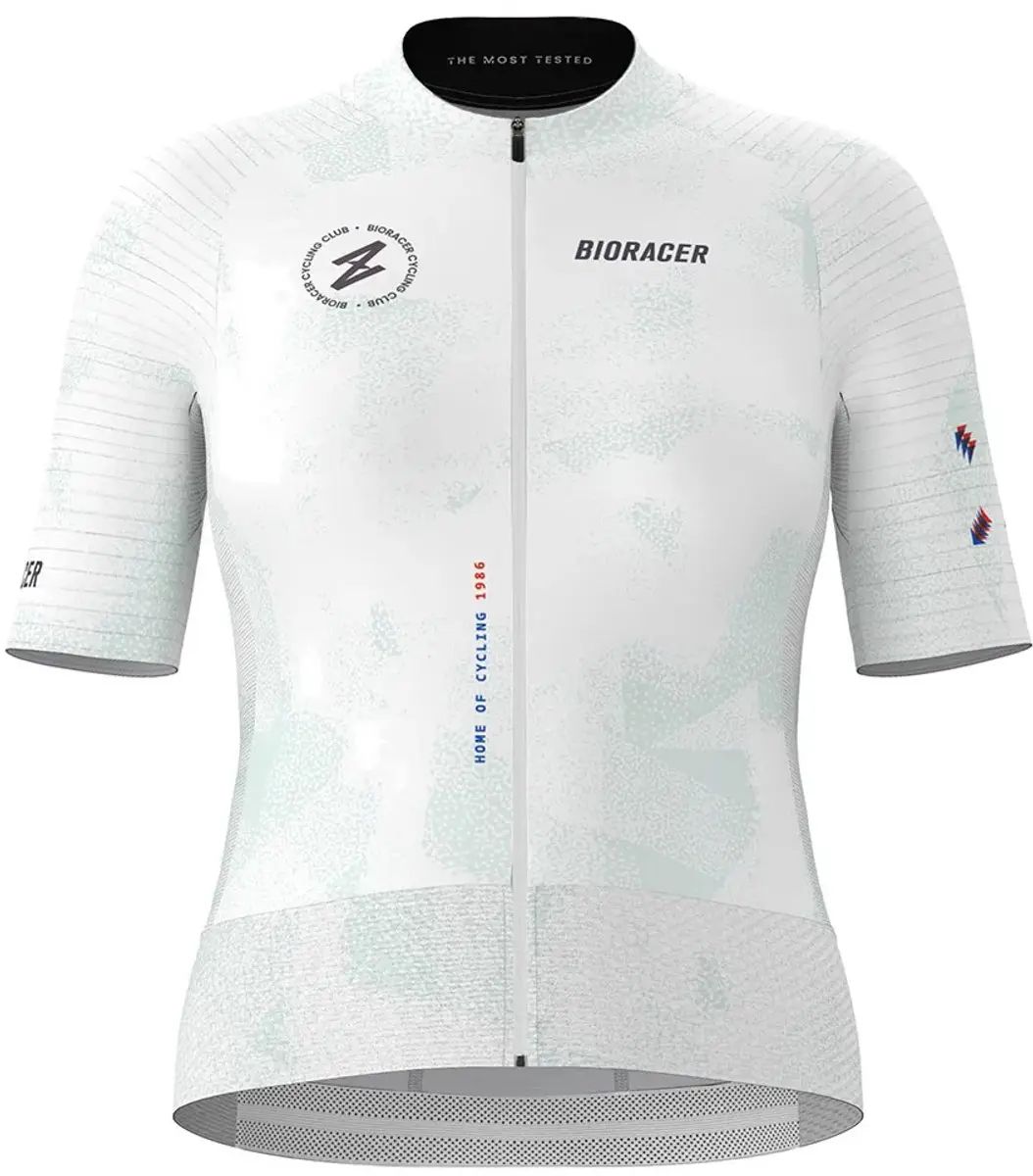 Bioracer Epic Korte Mouw Wielertrui Wit XS Vrouw