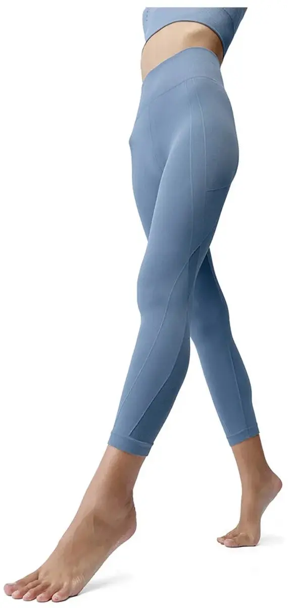 Born Living Yoga Malala Leggings Met Hoge Taille Blauw L Vrouw