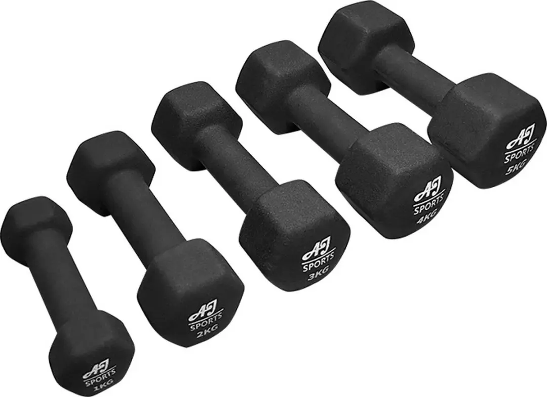 AJ-Sports Dumbells Set 1 t/m 5 kg dumbell