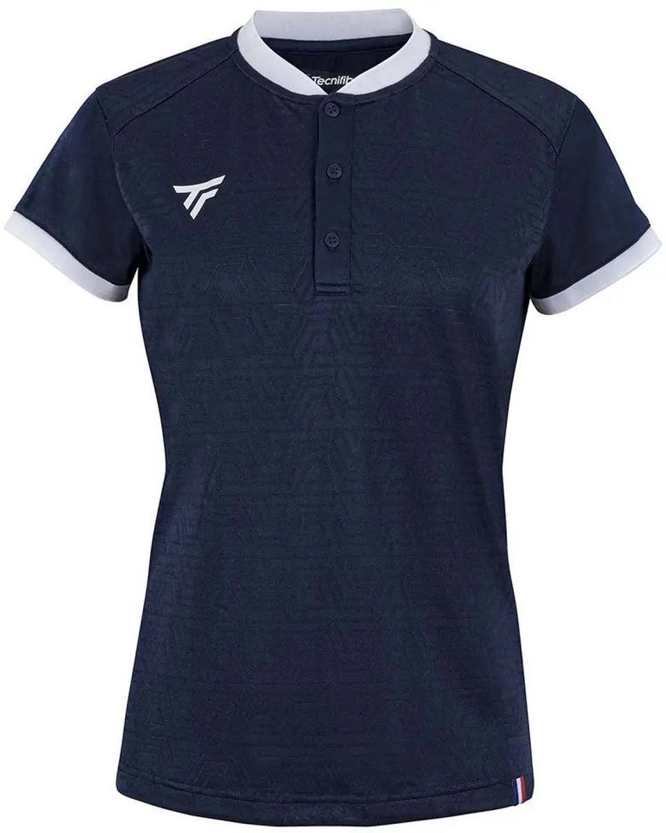 Tecnifibre Team Mesh Korte Mouw Poloshirt Blauw M Vrouw