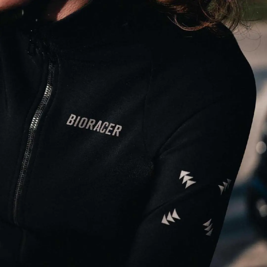 Bioracer Tempest Wielervest Dames - Zwart - Winddicht Thermisch S
