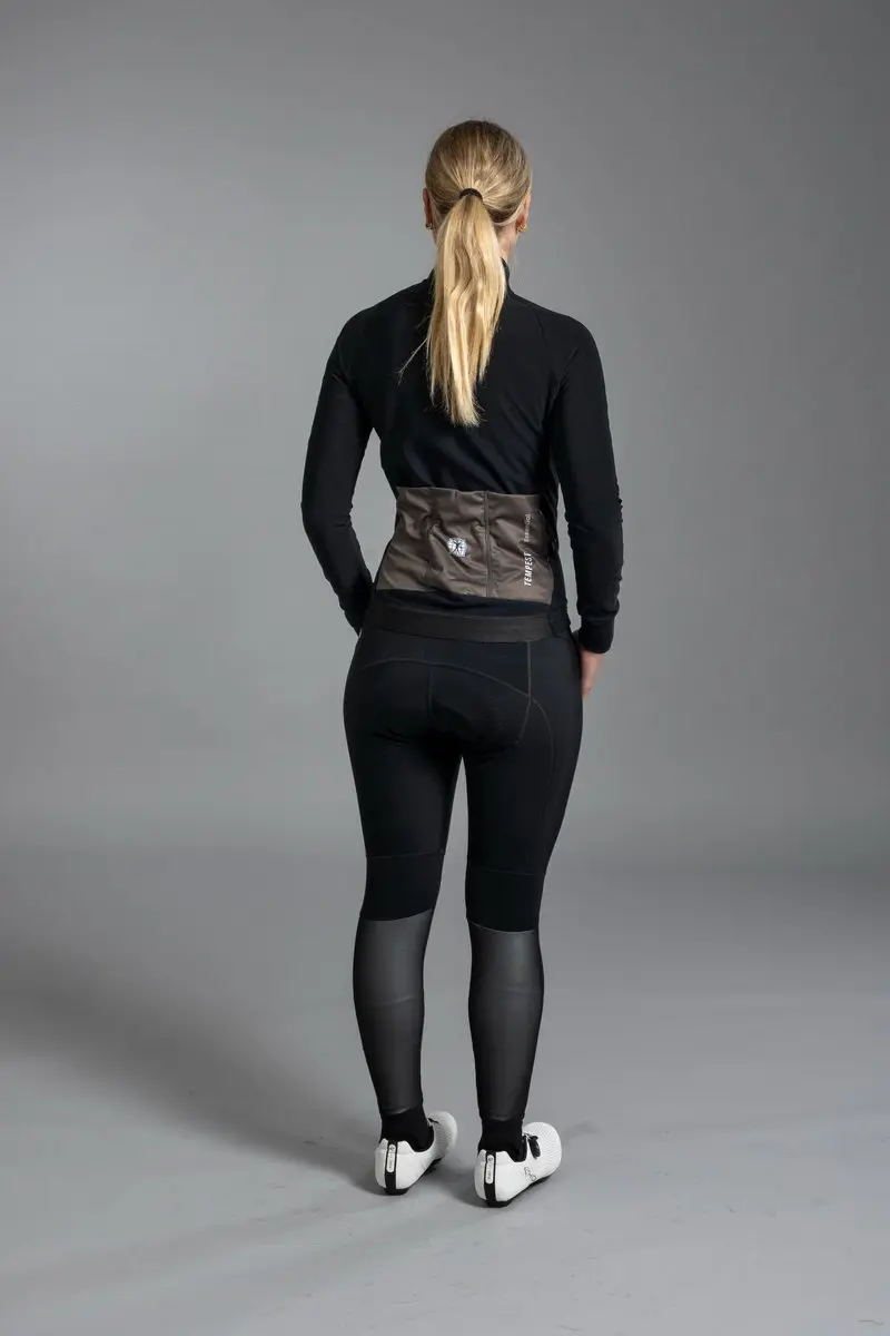Bioracer Tempest Wielervest Dames - Zwart - Winddicht Thermisch S