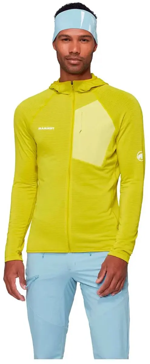 Mammut Aenergy Light Fleece Met Volledige Rits Geel S Man