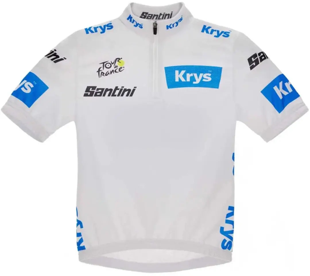 Santini Tour De France Best Young Rider Wielertrui - 13 Jaar - Wit