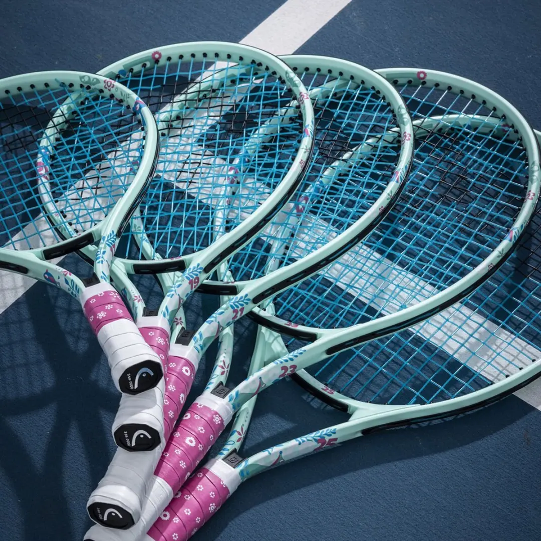 Head Coco Junior 23" Tennisracket - L0 Grip - Groen/Rozeblauw