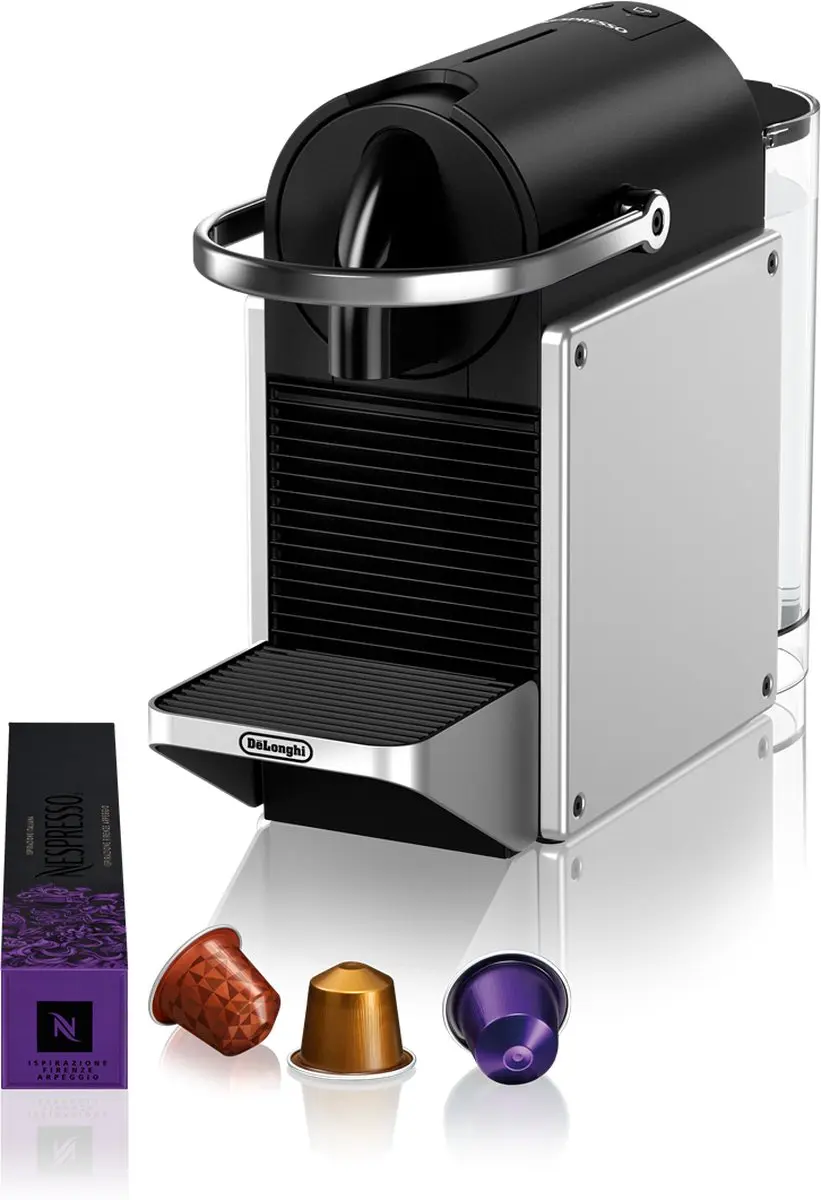De'Longhi Nespresso Pixie EN127.S Koffiecupmachine - Zilver