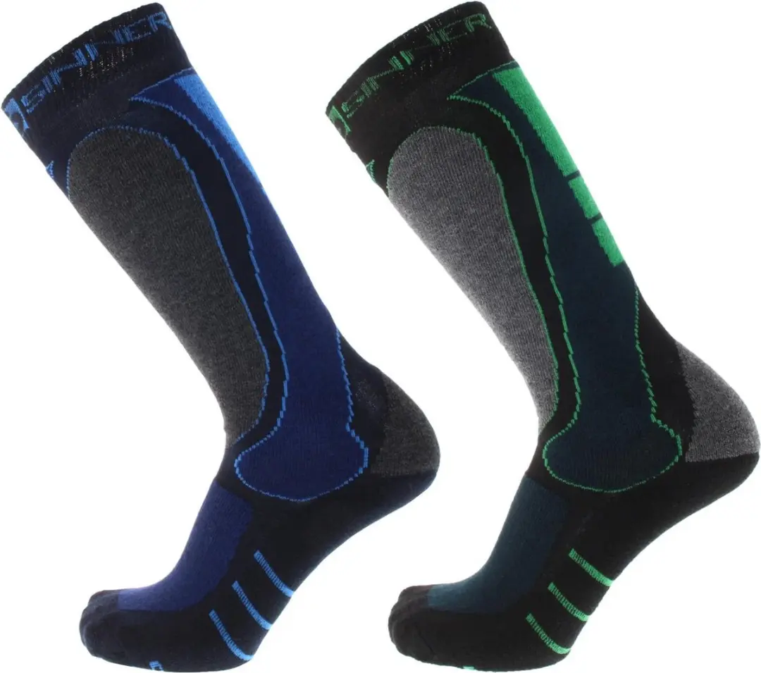 Sinner Geo Double Pack Heren Skisokken
