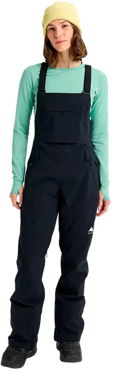 Burton Reserve 2l Stretch Slim Bib Tall Broek Zwart S Vrouw