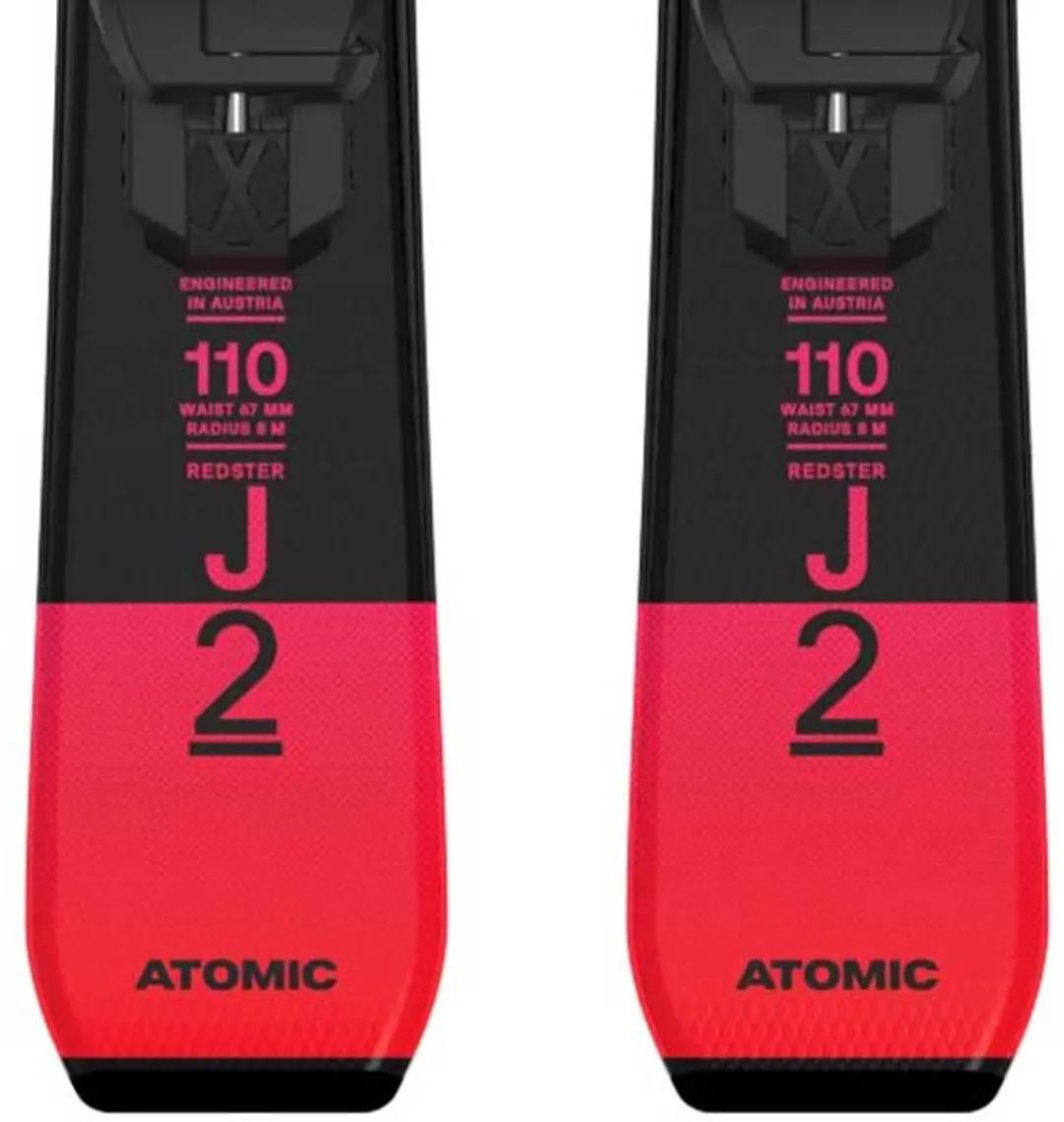 Atomic Redster J2 110 Skispakket - Junior - 100-120cm - Roze