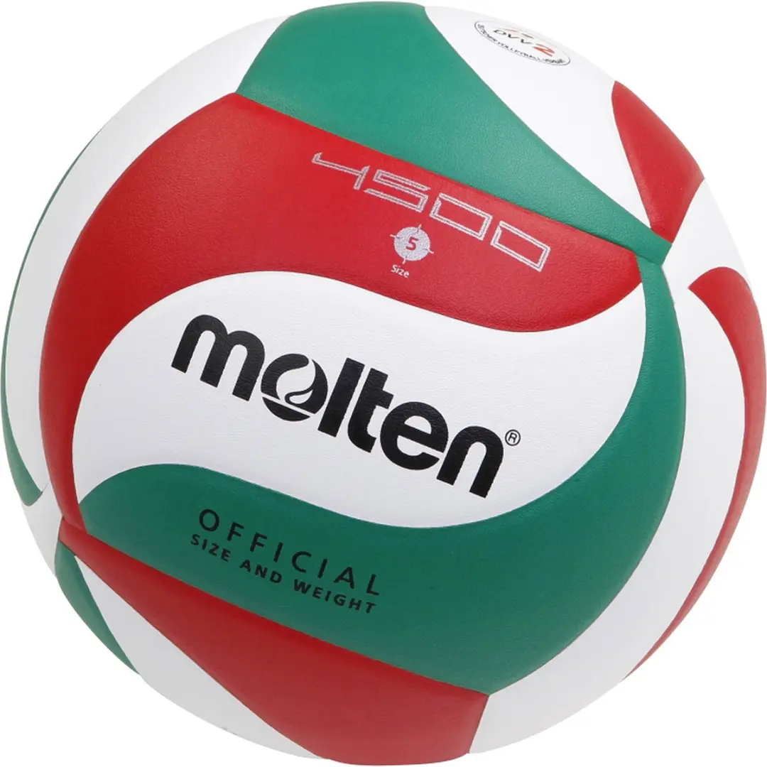 Molten V5M4500 Volleybal - Rood/ Groen