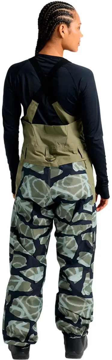 Burton Reserve 2L Bib Broek S - 20.000 g - Grafitti Camo/Forest Moss