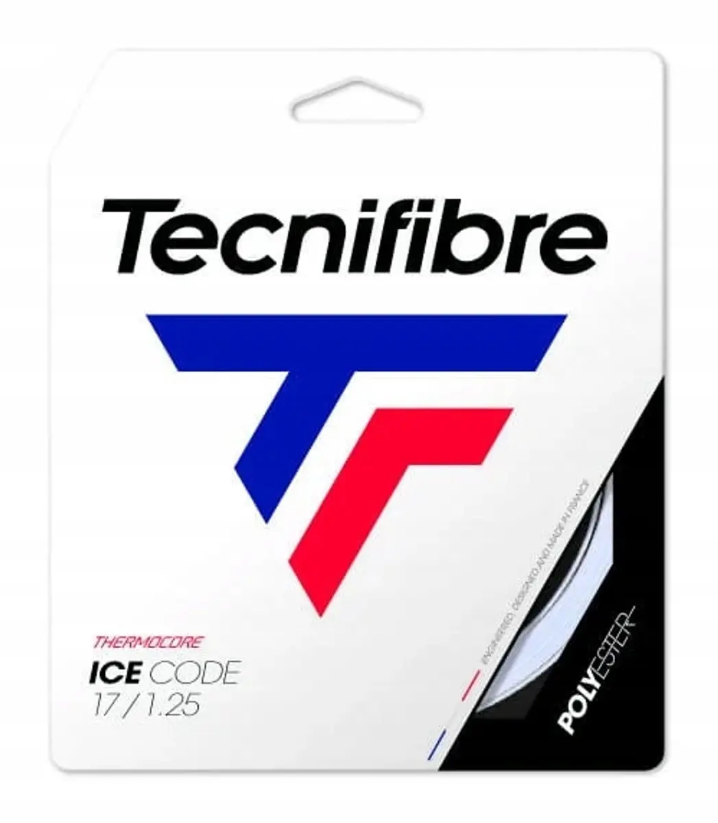 Tecnifibre Ice Code Tennissnaarset Wit 1,30 mm