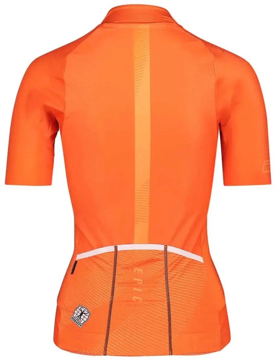 Bioracer Epic Ultralight Korte Mouw Wielertrui Oranje S Vrouw