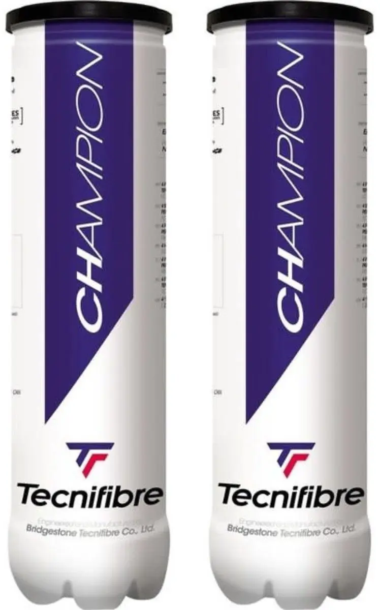 Tecnifibre Champion 2x4 Tin Tennisbal Default