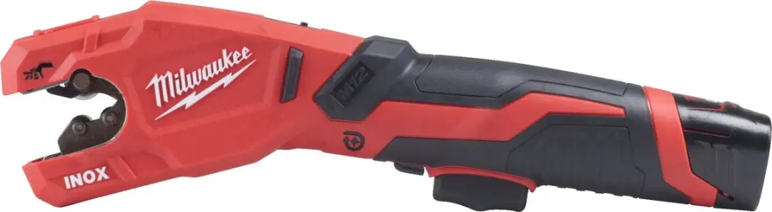 Milwaukee M12 PCSS-202C RAPTOR™ Accu Pijpsnijder RVS 12V 2.0Ah in Transportkof