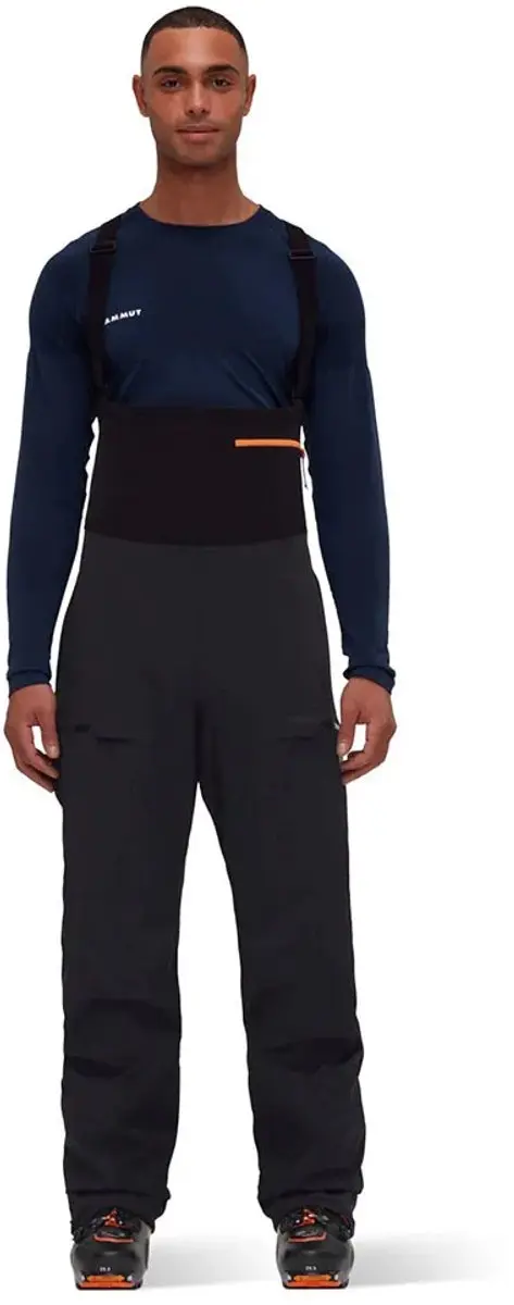 Mammut Haldigrat Hardshell Bib Broek Zwart 50 / Short Man