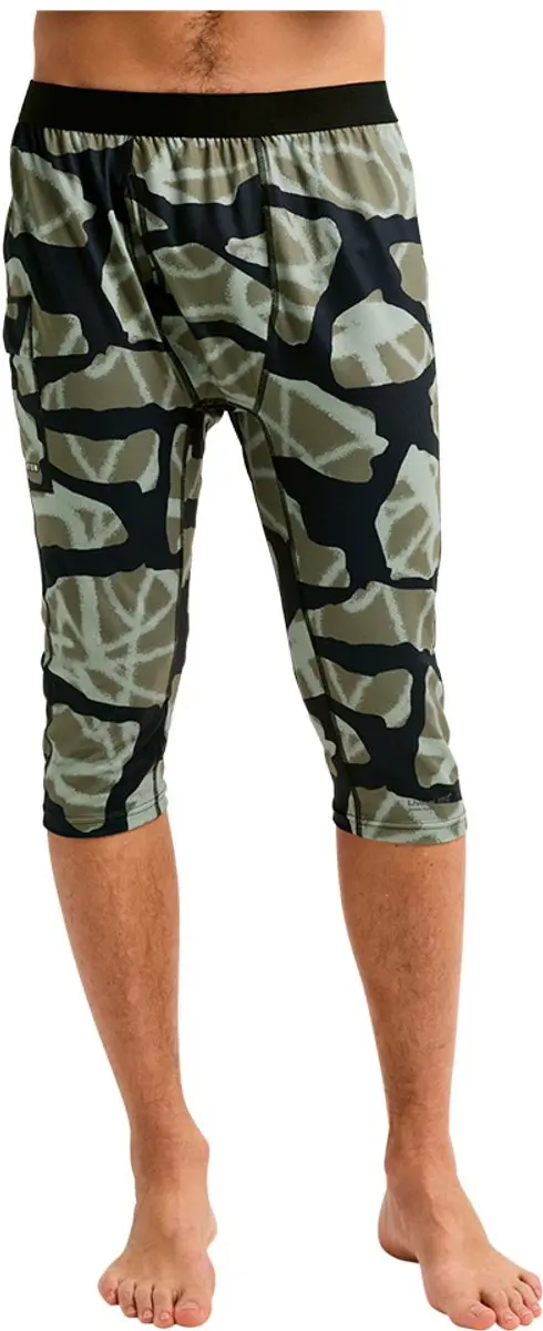 Burton Midweight X Boot 3/4 Basislaag Broek Groen,Zwart XL Man