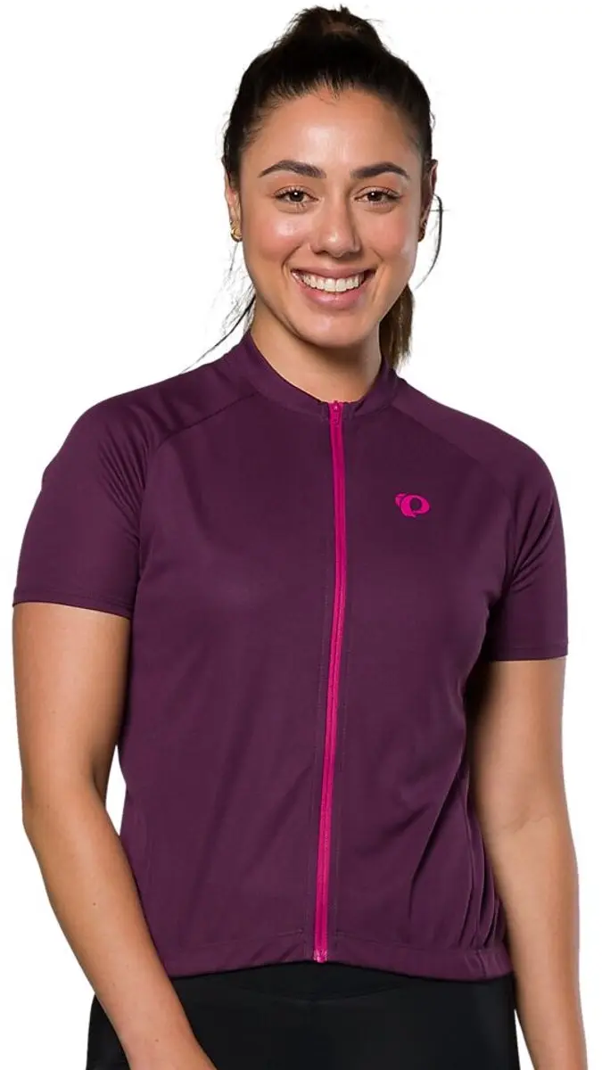 Pearl Izumi Quest Korte Mouw Wielertrui Paars L Vrouw