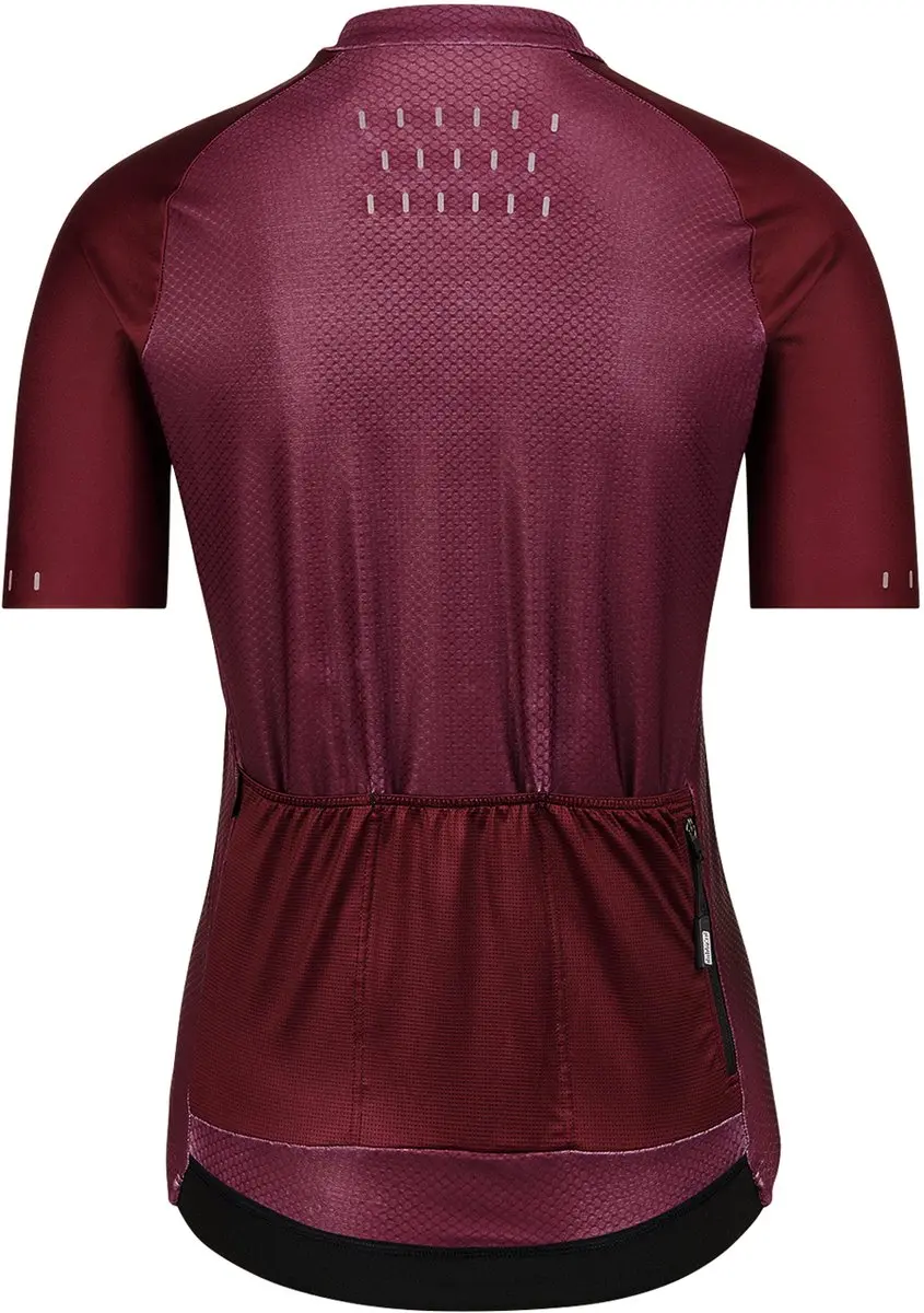 Bioracer Icon Coldblack Fietsshirt Dames - Bordeaux XS - UV-Bescherming