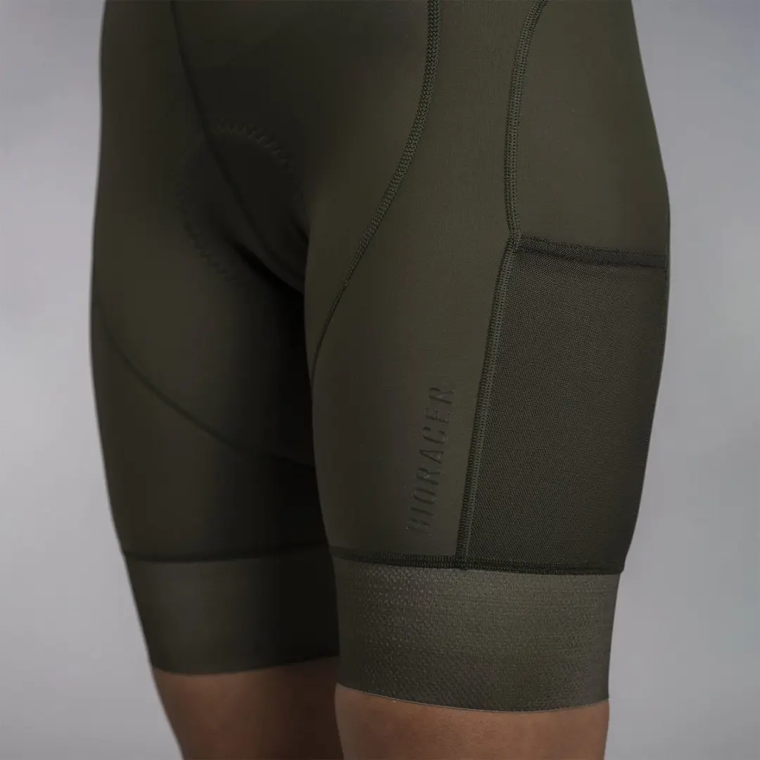Bioracer Icon Gravel Fietsbroek Dames - Olijf - Maat M