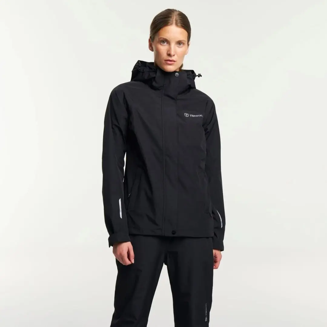 Tenson Melville Regenjas Dames XL - Zwart