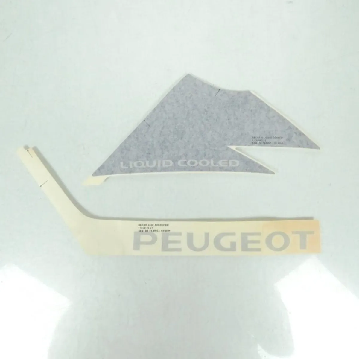 Peugeot 50 XR6 Linker Flank Blauwe Decoratie - Autocollant