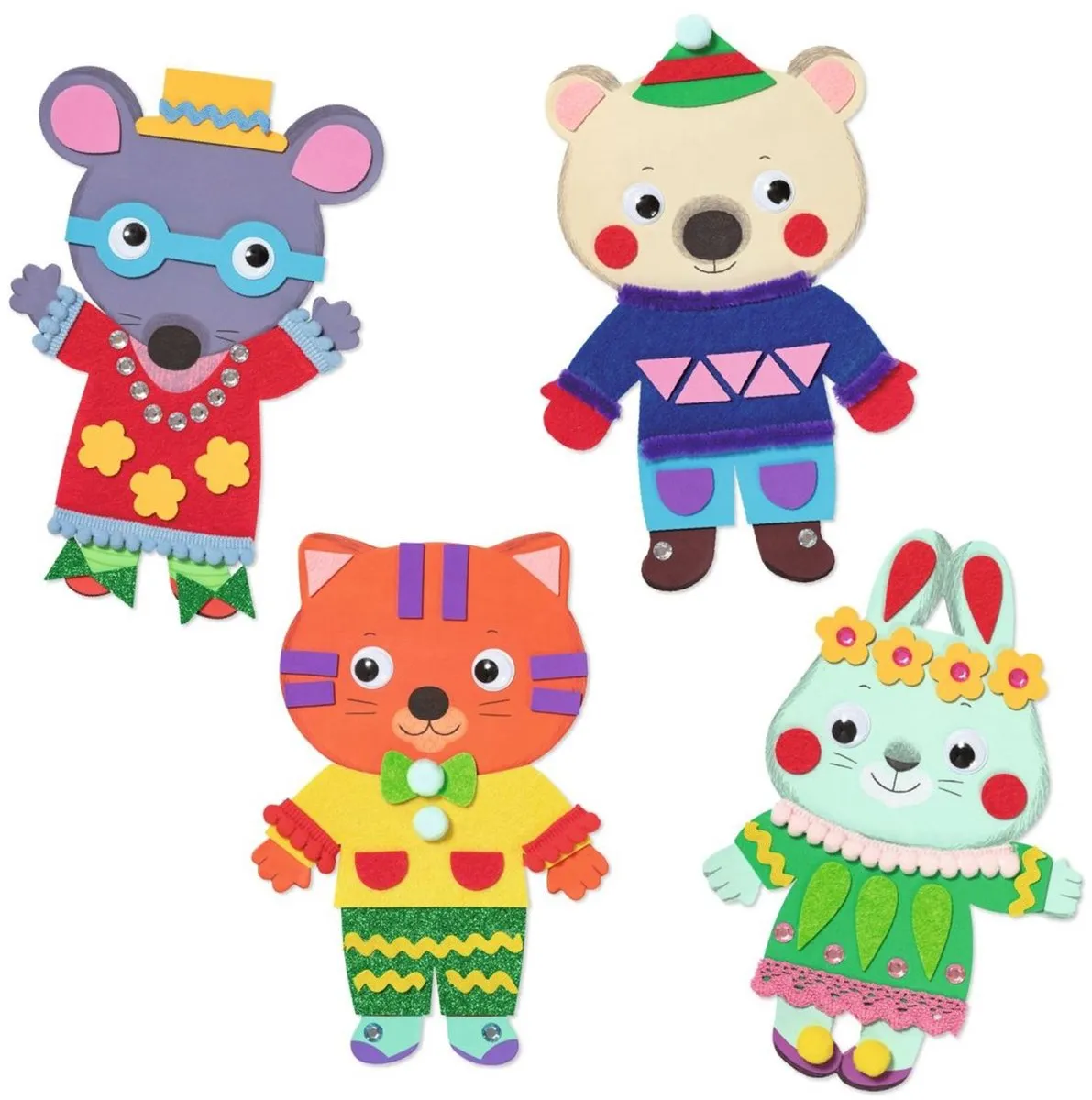 Djeco Creatieve Collage Set Multicolore