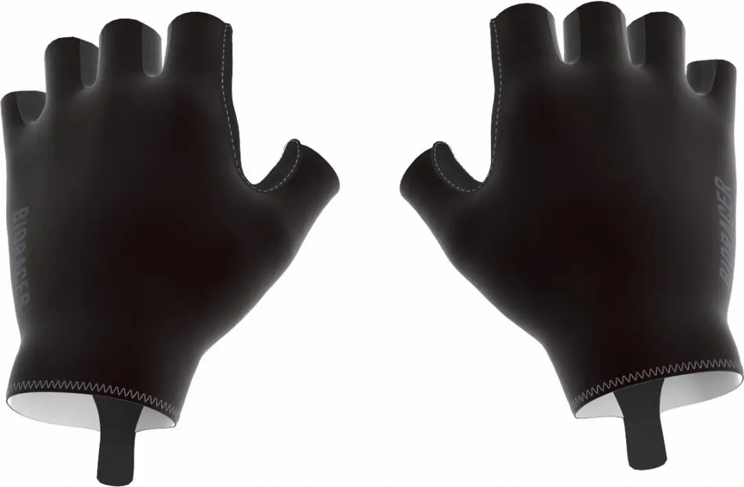 Bioracer Fietshandschoenen Half Finger Zwart - Maat XL - afbeelding 6 van 6