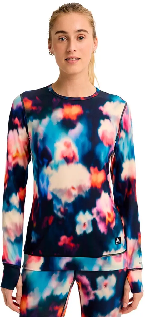 Burton Midweight Crew Lange Mouwen Basislaag Blauw XS Vrouw