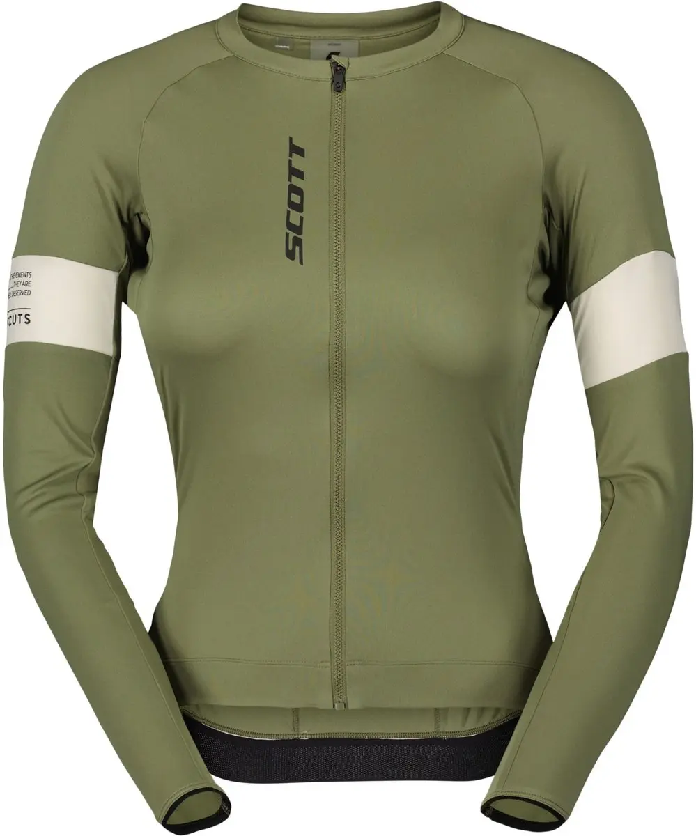Scott Jersey Woman Endurance PRO LS Hay gn/co