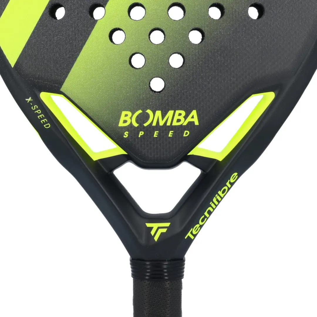Tecnifibre BOMBA Speed Tennisracket - Geel/Zwart L0 - afbeelding 3 van 6
