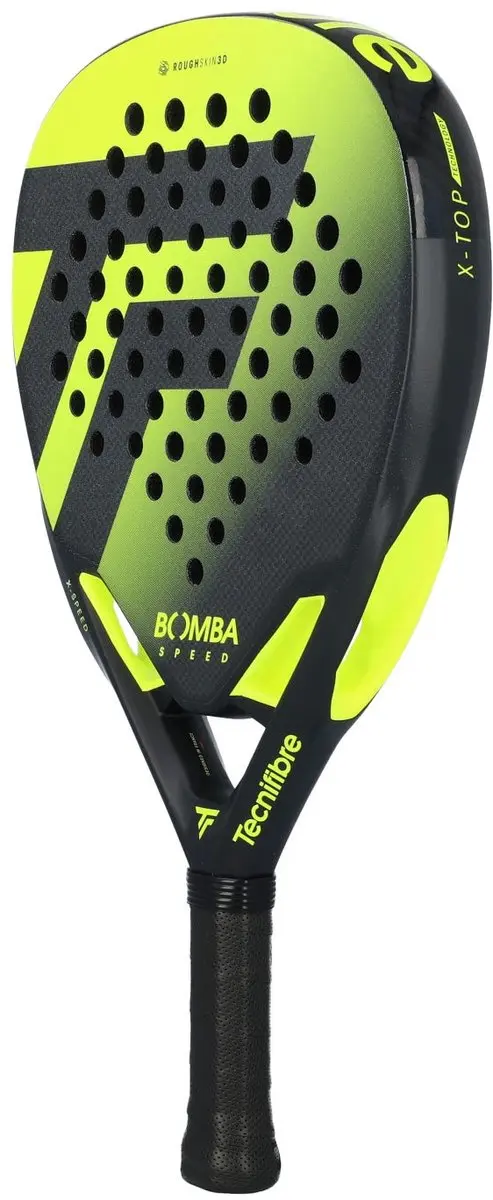 Tecnifibre BOMBA Speed Tennisracket - Geel/Zwart L0 - afbeelding 5 van 6