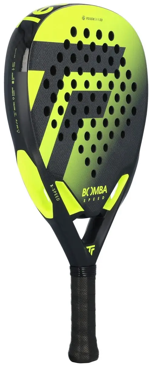 Tecnifibre BOMBA Speed Tennisracket - Geel/Zwart L0 - afbeelding 6 van 6