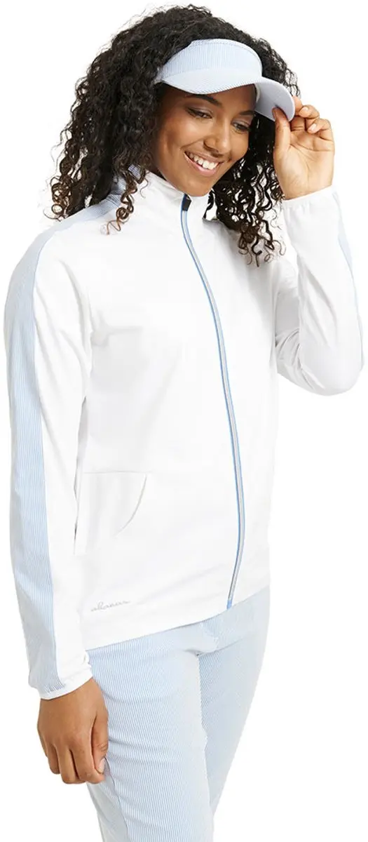 Abacus Golf Bovey Vrouwenjas Wit 2XL Vrouw