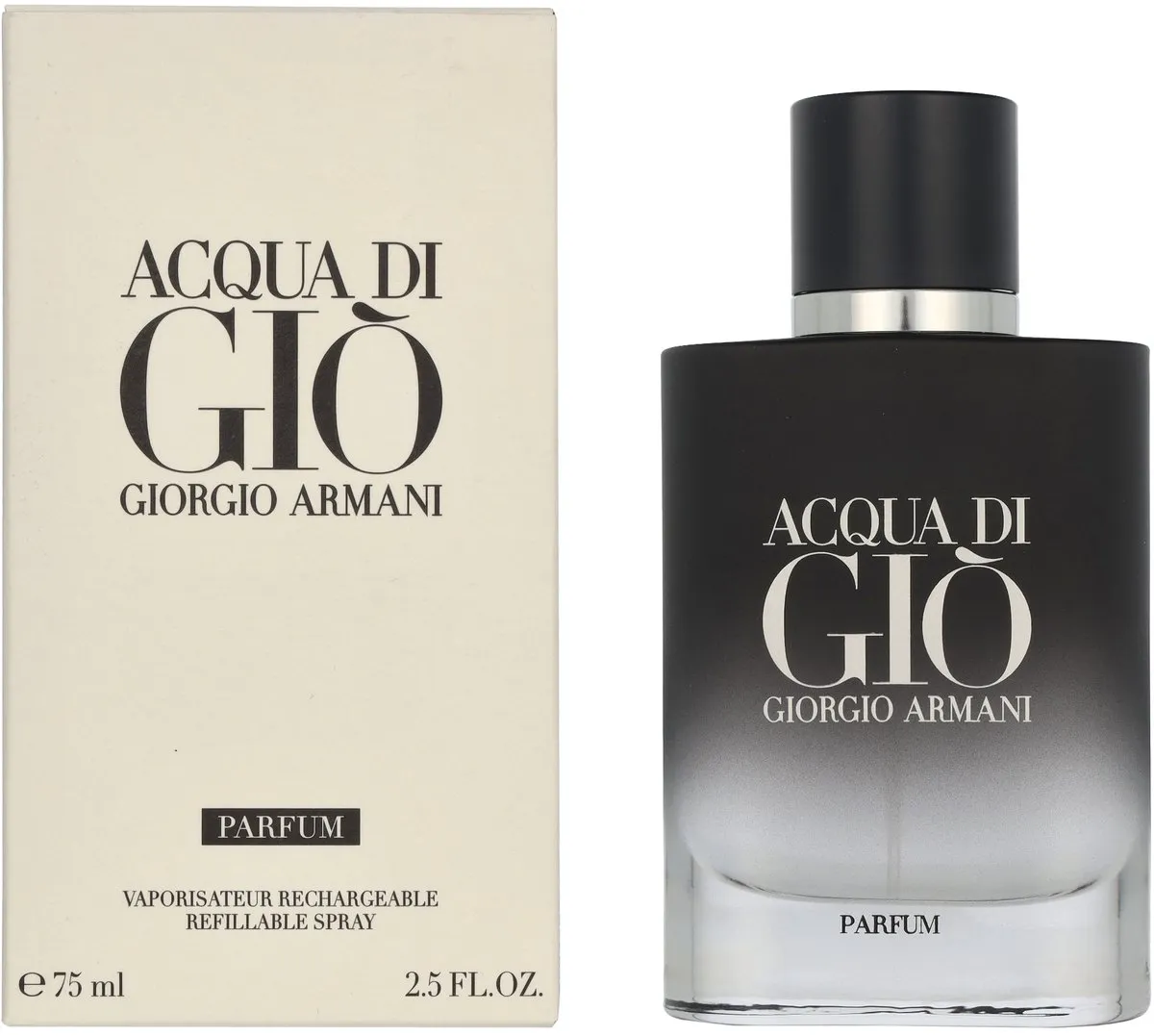 Armani Acqua di Gio - 75 ml - refillable parfum spray - pure parfum voor heren