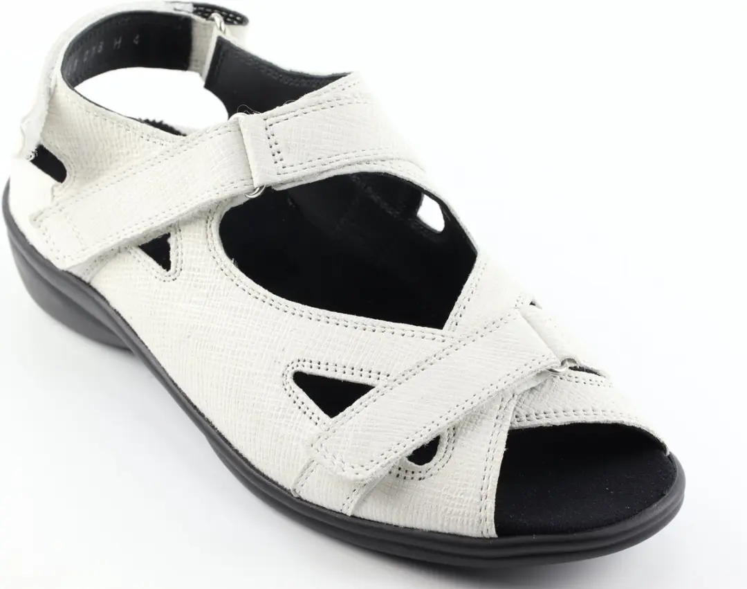 Durea 7258.9623 Klittenbandsandaal - Wit