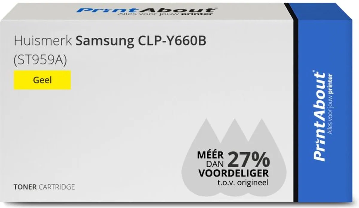 PrintAbout CLP-Y660B Toner Geel