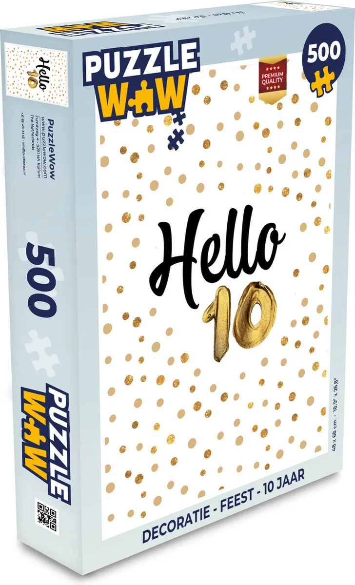 PuzzleWow Legpuzzel 500 Stuks Multicolor